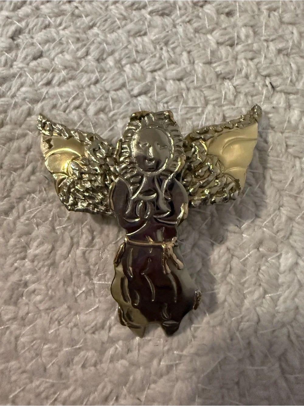 Gold Angel Wall Accent - Decorative Home Accent